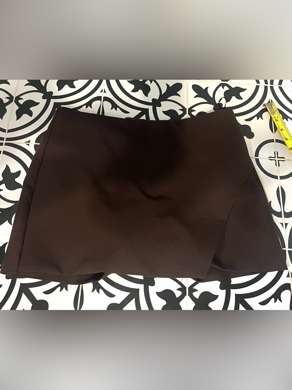 Zara Chocolate Brown Mini Skort